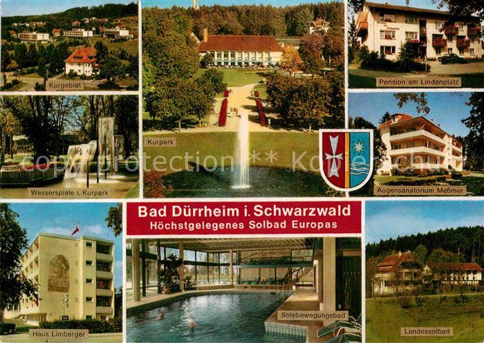 Bad Duerrheim Kurgebiet Wasserspiele Haus Limberger Solebewegungsbad