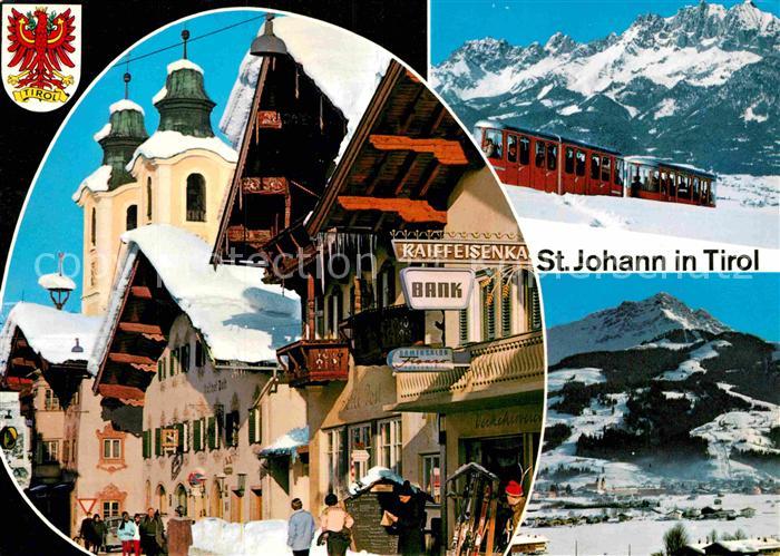 St Johann Tirol Hauptstrasse Zahnradbahn Teilansicht