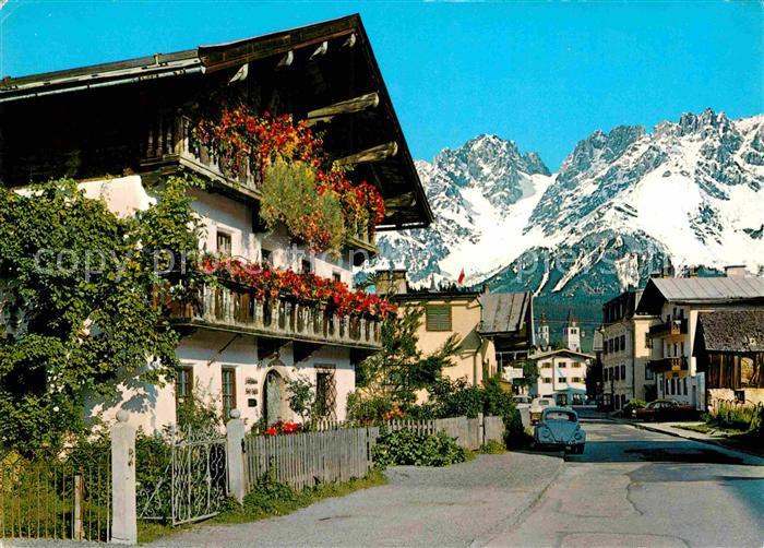 Kitzbuehel Tirol Ehrenbachgasse Infeldhaus Wilden Kaiser