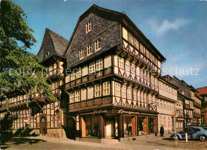 Goslar Fachwerkhaeuser am Schuhhof