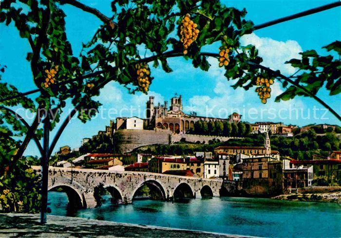 Beziers L'Orb et la Cathedrale Saint Nazairo
