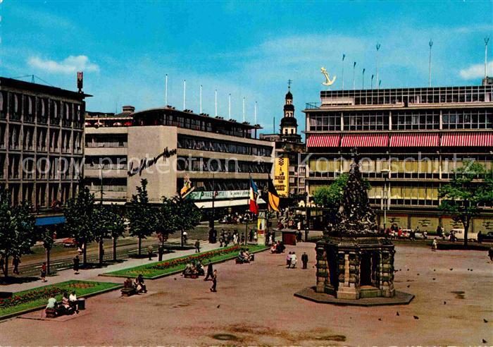 MANNHEIM BW Paradeplatz Grupello Brunnen