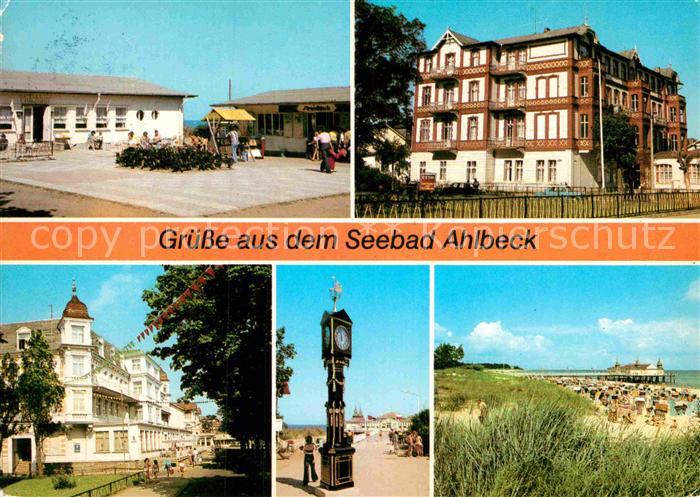 Ahlbeck Ostseebad Strandpromenade Erholungsheim Kurt Buerger Berhard Goehring