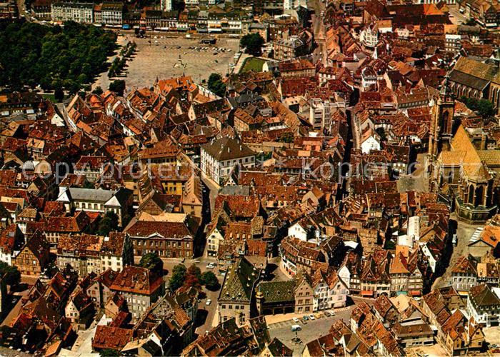 Colmar Haut Rhin Elsass Fliegeraufnahme