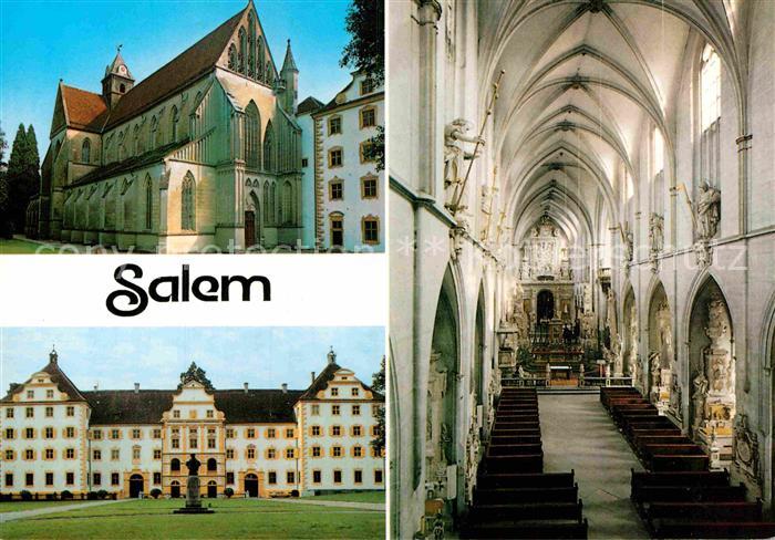 Salem Baden Gotisches Muenster Aussen- und Innenansicht Konventgebaeude