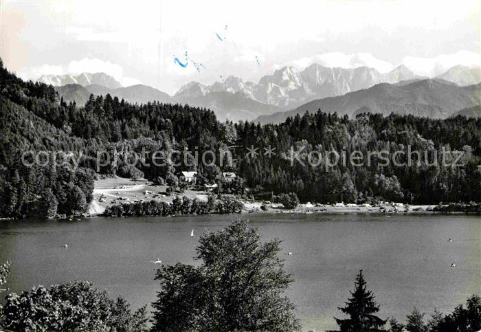 Klopeinersee Panorama mit Steireralpen