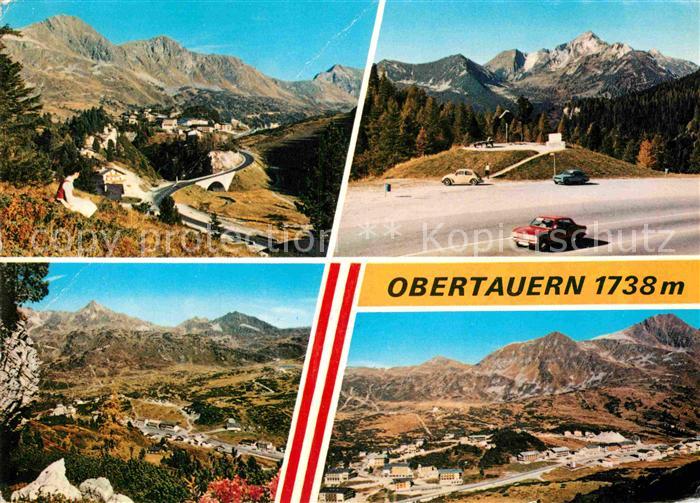 Obertauern Panorama Passstrasse Parkplatz
