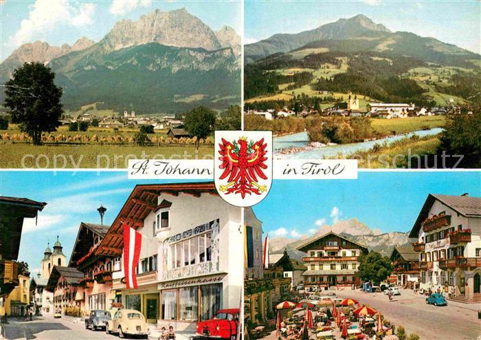 St Johann Tirol Hauptstrasse Teilansicht