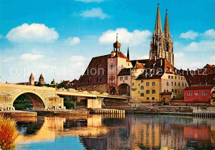 REGENSBURG Bayern Donaupartie Dom