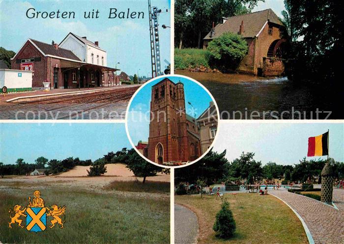 Balen Station Watermolen Hoolst St Andreas Kerk Keiheuvel