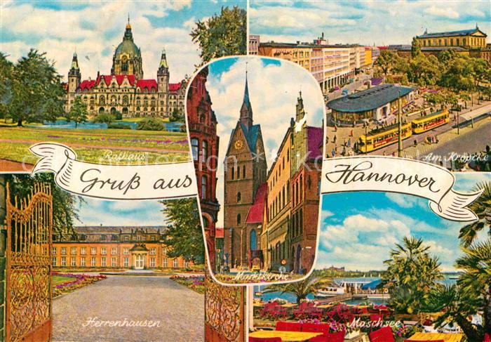 HANNOVER  CITY Rathaus Am Kroepcke Herrenhausen Maschsee