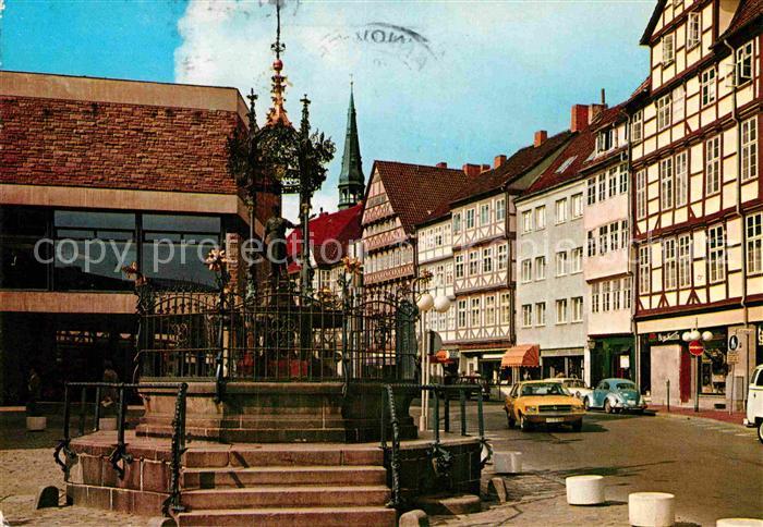 HANNOVER  CITY Holzmarkt mit Oskar Winter Brunnen