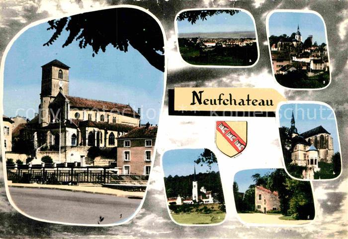 Neufchateau Vosges Eglise Saint Christophe Vue generale Eglise Saint Nicolas Dom