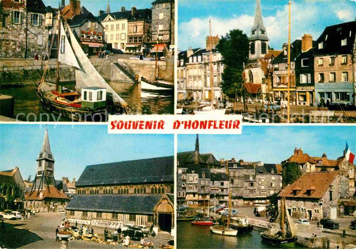 Honfleur Vieilles maisons Eglise Saint Etienne et Sainte Catherine La Lieutenanc