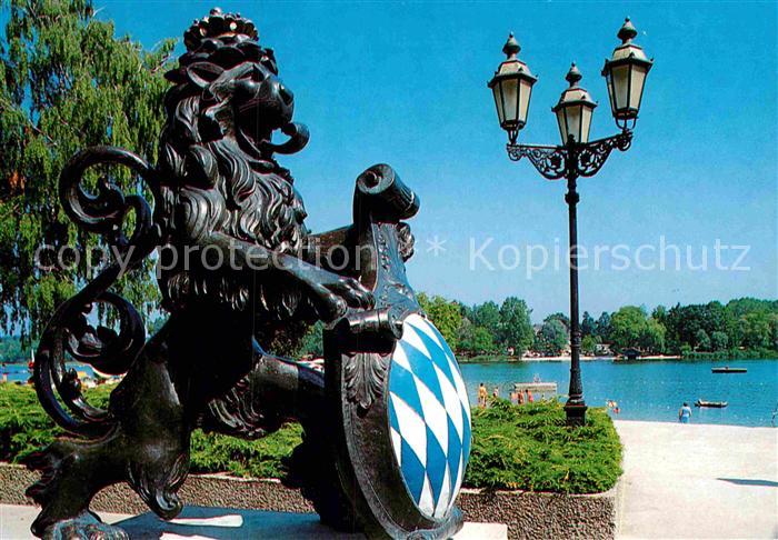 Waging See Bayerischer Loewe Seepartie