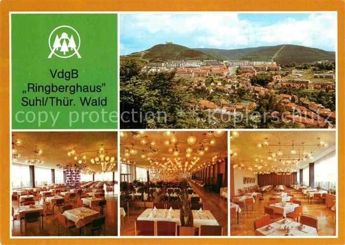 Suhl Thueringer Wald VdgB Ringberghaus Speisesaele