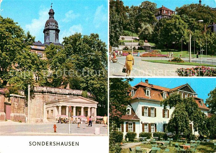 Sondershausen Thueringen Schloss und Alte Wache HOG Zum Possen