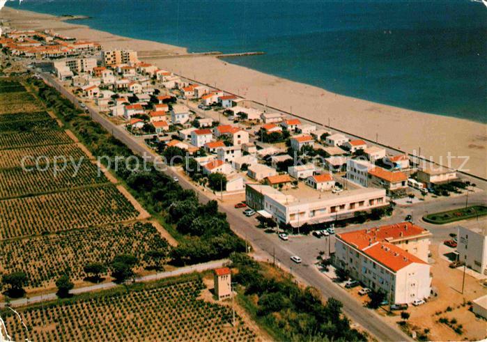 Narbonne Plage En avion au dessus de la plage des Karantes