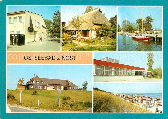 Zingst Ostseebad FDGB Urlauberrestaurant Nordlicht Kate Strandstrasse Hafen Kurh
