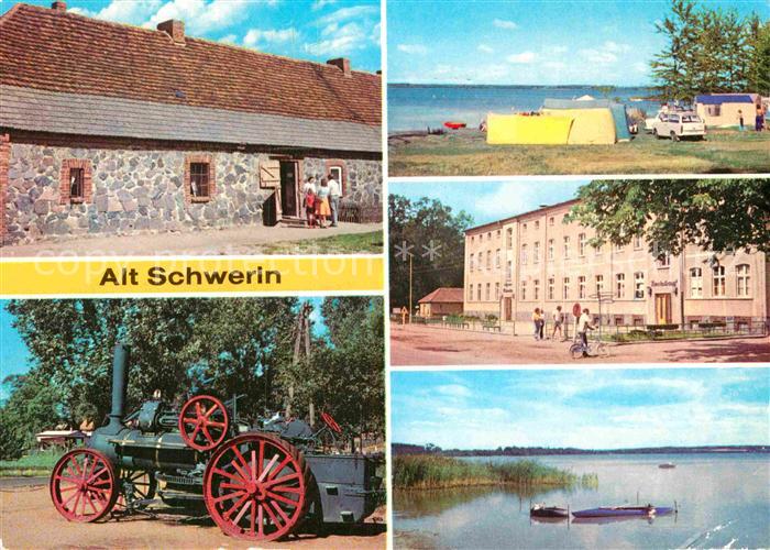 Alt Schwerin Agrarhistorisches Museum Katenwohnung Alte Lok Campingplatz Plauer