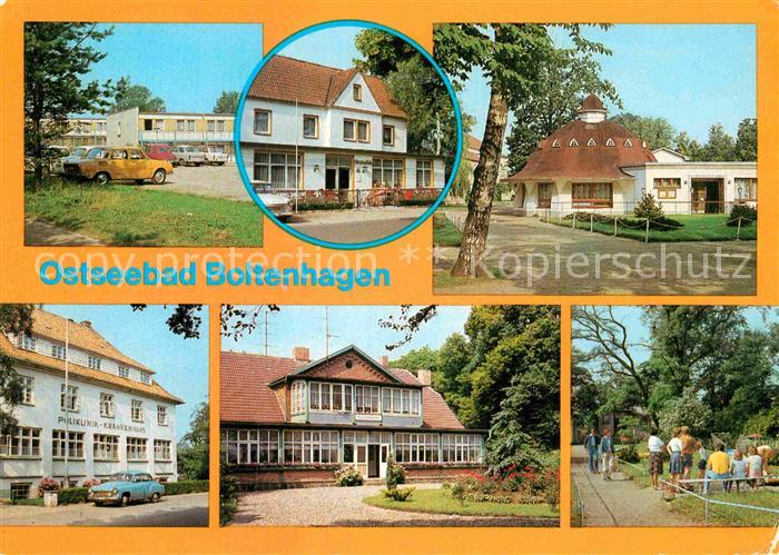Boltenhagen Ostseebad Kurverwaltung Pavillon Bar Poliklinik Haus am Meer Minigol