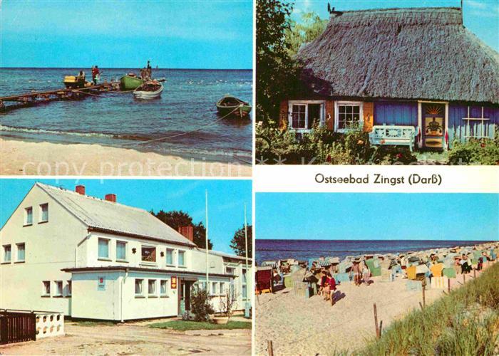 Zingst Ostseebad Am Fischerstrand Rohrdachkaten FDGB Erholungsheim Stranddistel