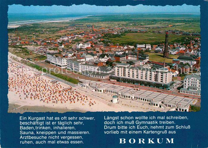 BORKUM Nordseebad Niedersachsen Fliegeraufnahme