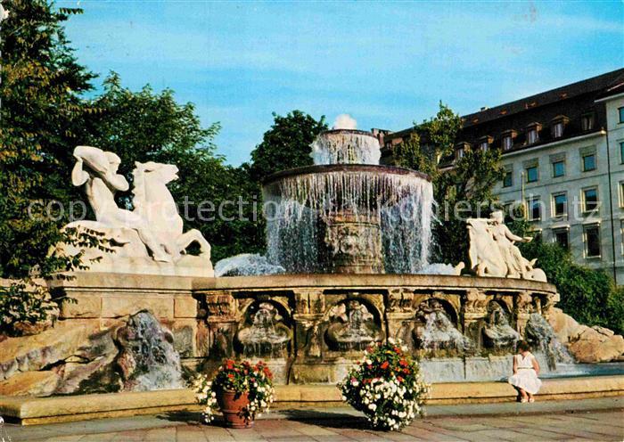 Muenchen Bayern Wittelsbacher Brunnen