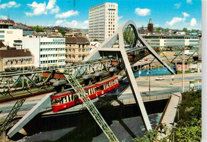 WUPPERTAL NRW Stadtmitte Schwebebahn