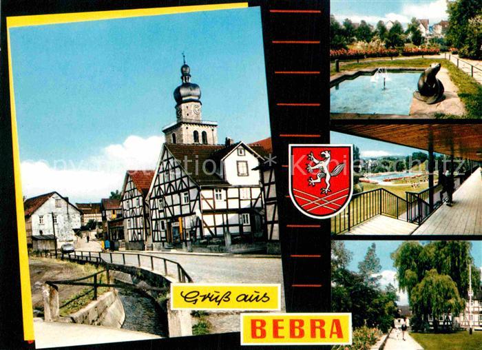 Bebra Teilansicht Panorama Schwimmbad Park