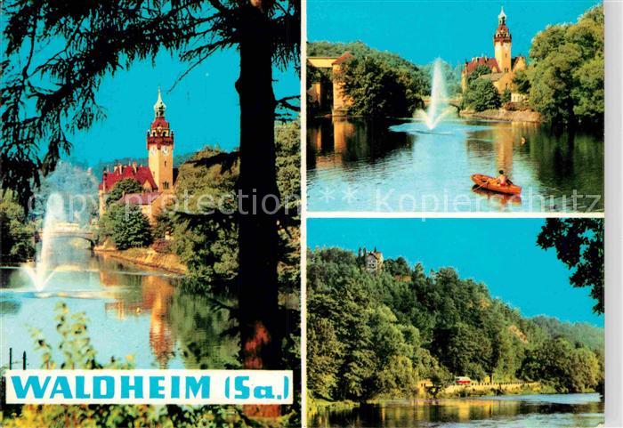 Waldheim Sachsen Schloss Teilansichten