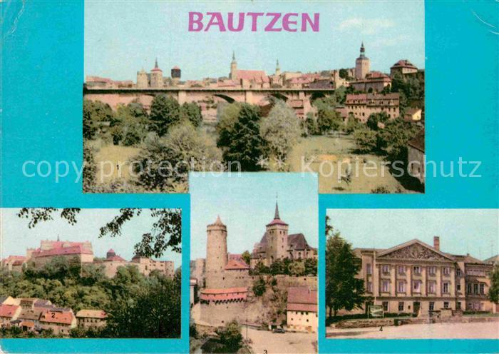 Bautzen Sachsen Friedensbruecke Ortenburg Alte Wasserkunst Stadttheater