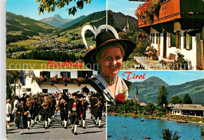 Kirchberg Tirol Panorama Trachtengruppe
