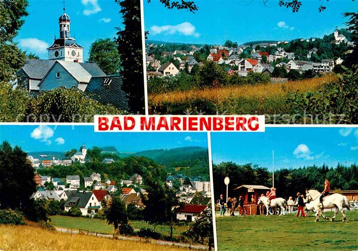 Bad Marienberg Kirche Panorama Reitplatz