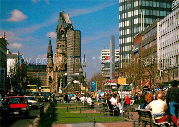 BERLIN  CITY Tauentzienstrasse mit Gedaechtniskirche