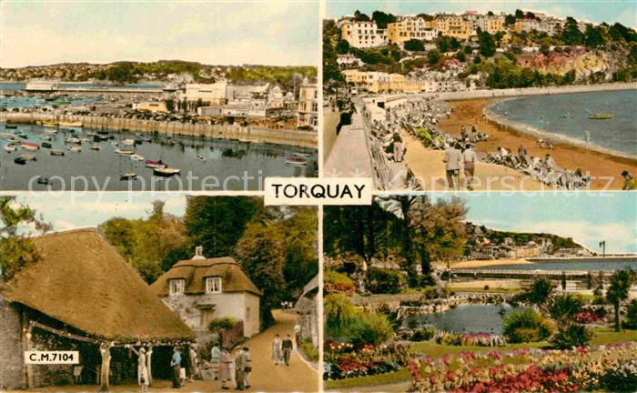 Torquay UK Strand Hafen