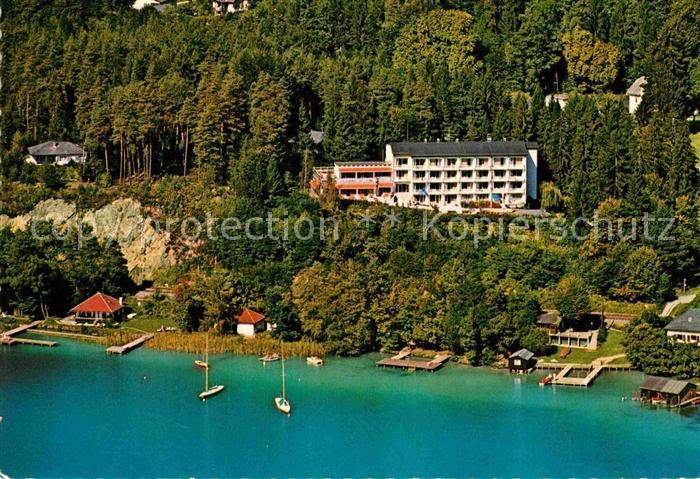 Toeschling Poertschach Woerthersee Fliegeraufnahme Haus Woerthersee