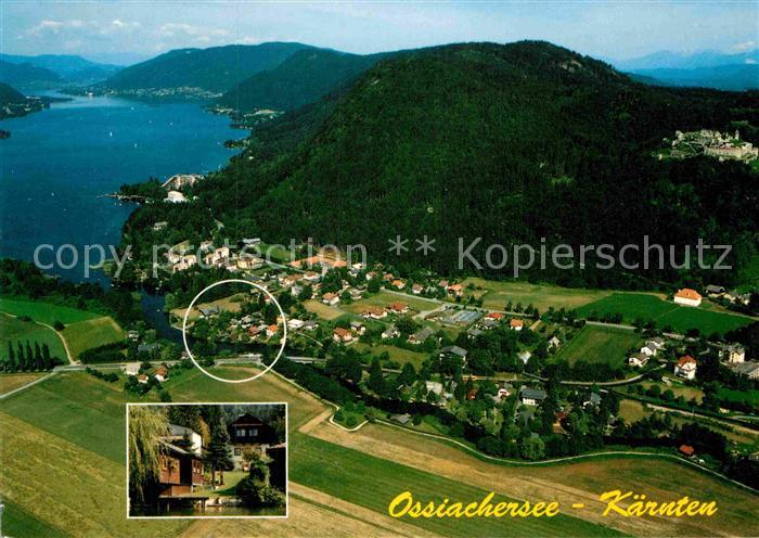 Landskron Kaernten Fliegeraufnahme Ossiachersee