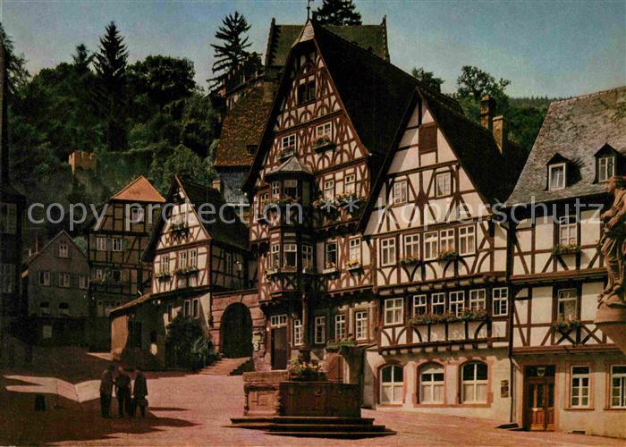 Miltenberg Main Schnatterloch Fachwerk Brunnen