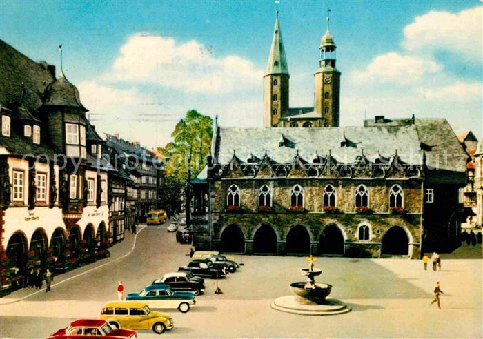 Goslar Marktplatz mit Rathaus