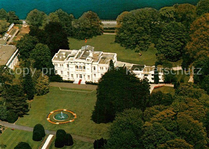 Bonn Rhein Fliegeraufnahme Villa Hammerschmidt