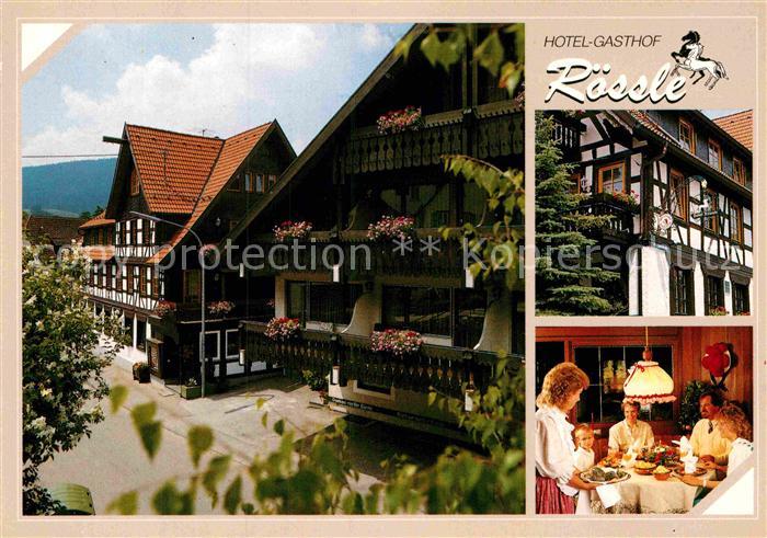 Alpirsbach Hotel Gasthaus Roessle Fachwerk
