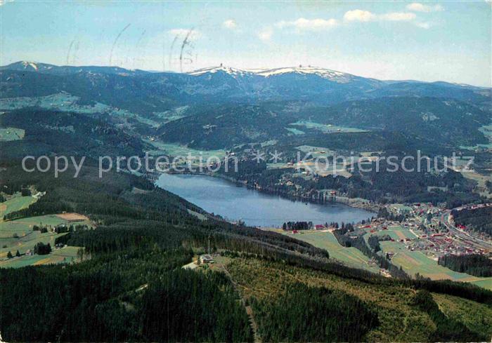 Titisee-Neustadt Fliegeraufnahme Baerental See Herzogenhorn Feldberg Hochfirst