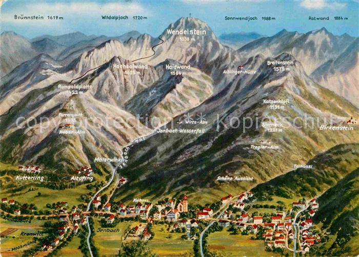 Feilnbach Bad Panoramakarte