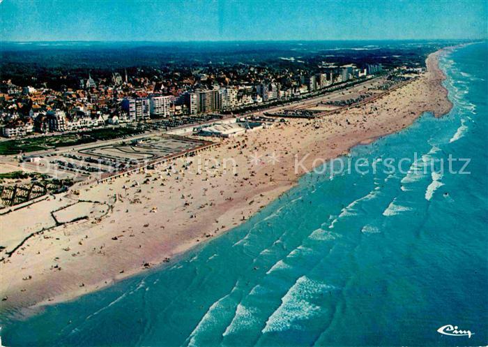 Paris-Plage Fliegeraufnahme mit Streand