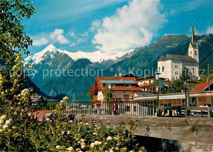Kaprun Ortspartie mit Kitzsteinhorn und Maiskogel
