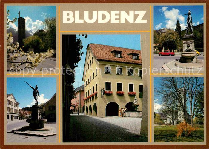 Bludenz Vorarlberg Rathaus Riedmillerdenkmal