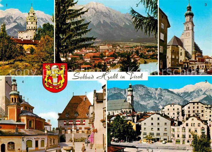 Hall Tirol Muenzerturm Bettelwurf Rathaus Unterer-Stadtplatz