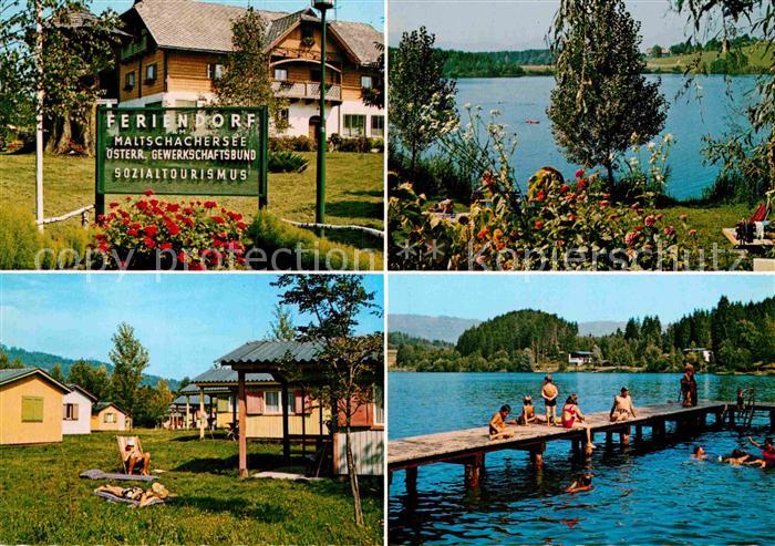 Maltschachersee Badesteg Feriensiedlung