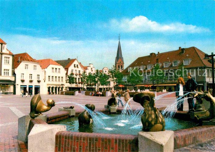 Lingen Ems Markt Brunnen